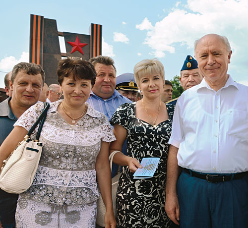 Галина Пантелеева на встрече в Инсарском районе Мордовии